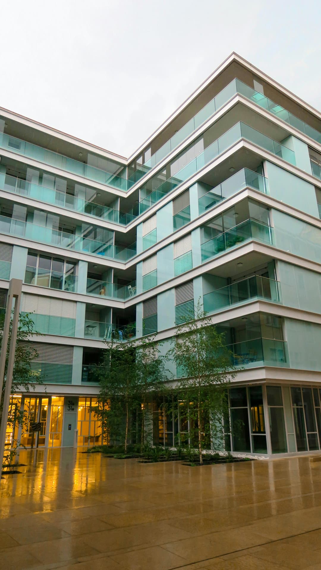 Modern apartment development